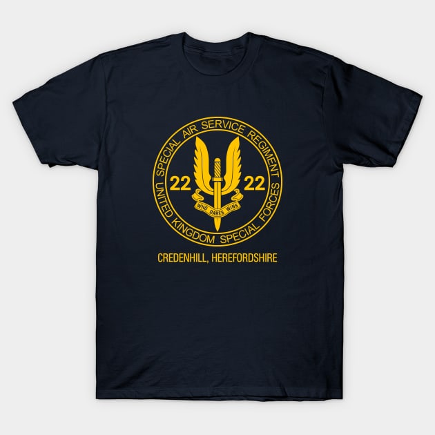 Mod.14 SAS Special Air Service T-Shirt by parashop